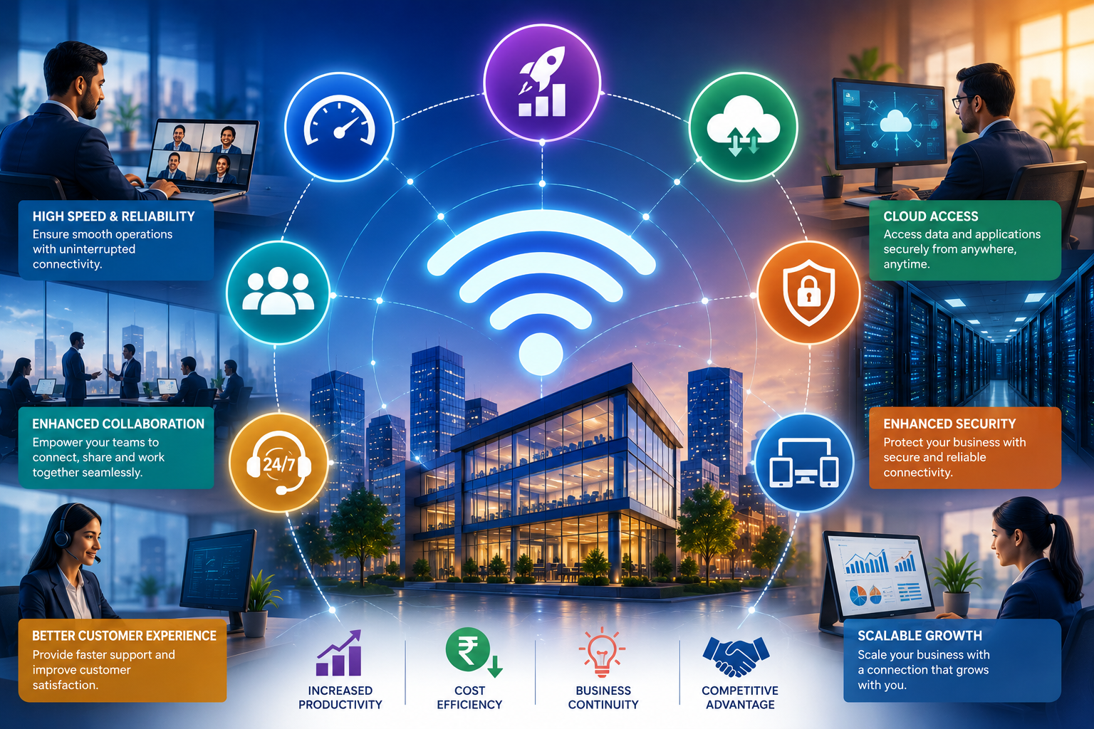 Benefits of Broadband for Business Hyderabad